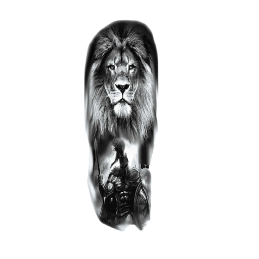 Rękaw tymczasowy tatuaż zwierząt