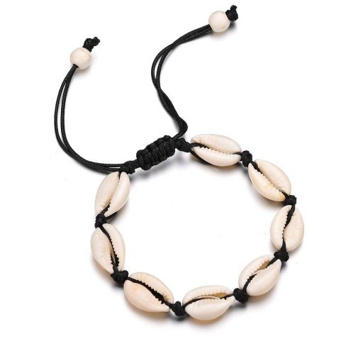 Rekbare armband met schelpen