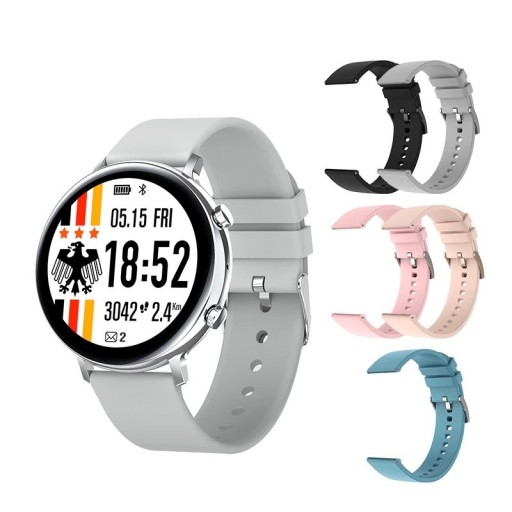 Relógio inteligente com 5 pulseiras de substituição A2866