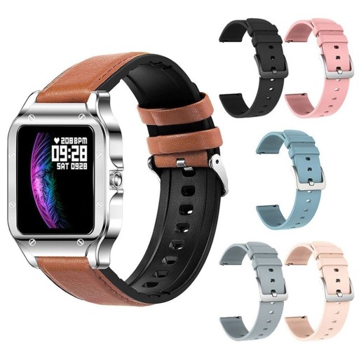 Relógio inteligente com 5 pulseiras intercambiáveis K1327