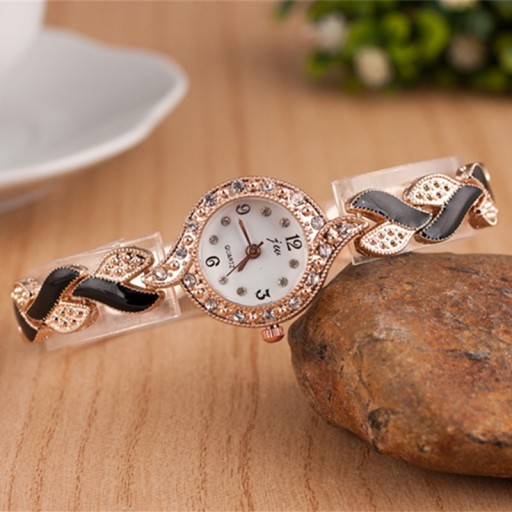 Relógios femininos com bracelete decorativo J815