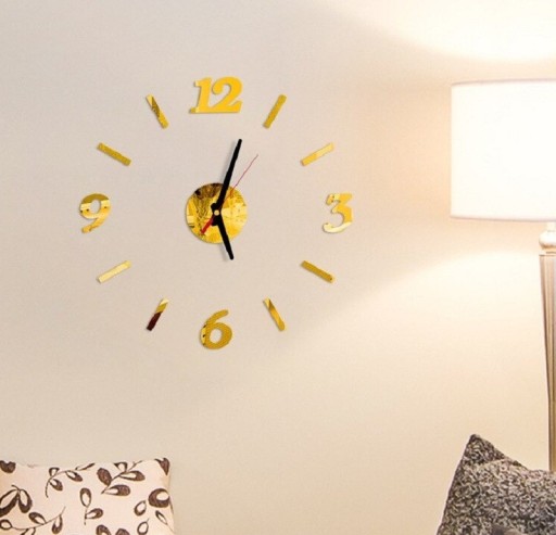 Reloj de pared autoadhesivo
