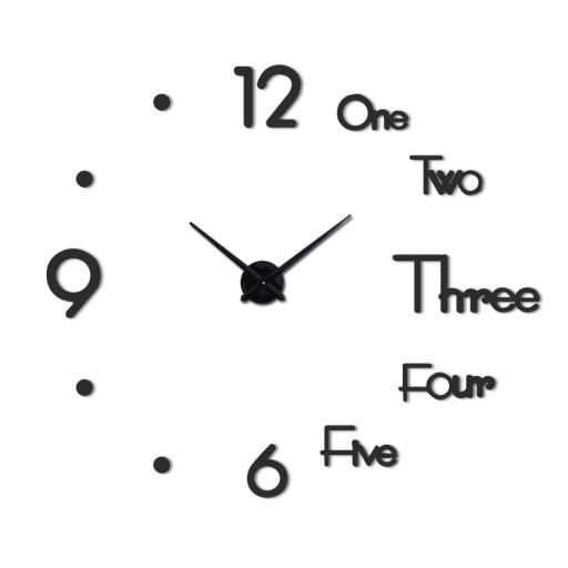 Reloj de pared autoadhesivo G1689
