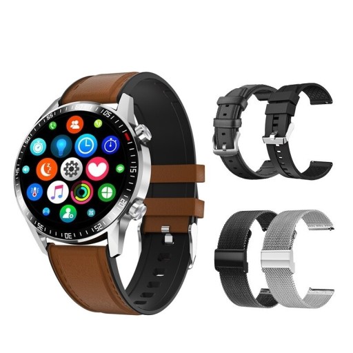 Reloj inteligente con 4 correas intercambiables