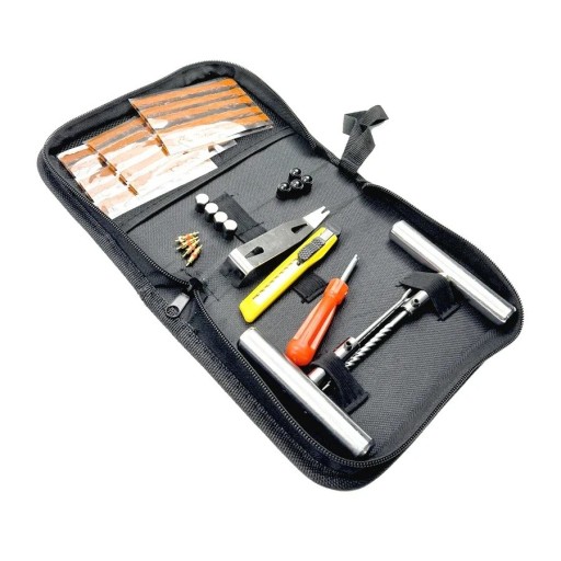 Reparationssats för däck 33/45 st Bil Moto Cykel Professionella verktyg för reparation av punkteringar Däckservice Garage Biltillbehör