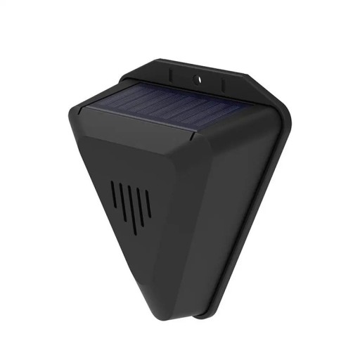Repelente solar de aves y animales con alarma sonora panel solar monocristalino 5V 80 mA ABS para la protección del jardín y terreno