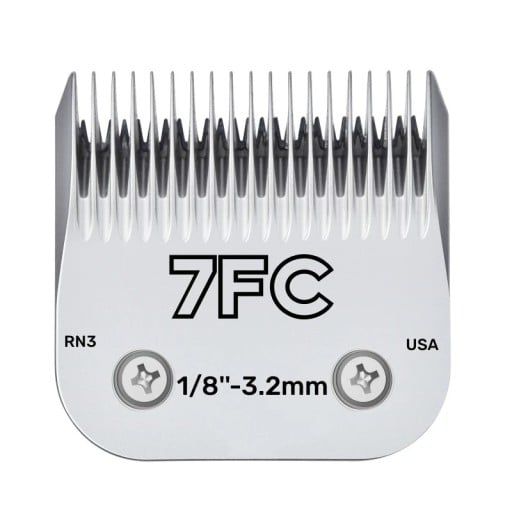 Replacement Cutting Blade for Andis, Oster, Wahl, Heiniger and Conair Animal Clippers 3.2 mm Model 7FC