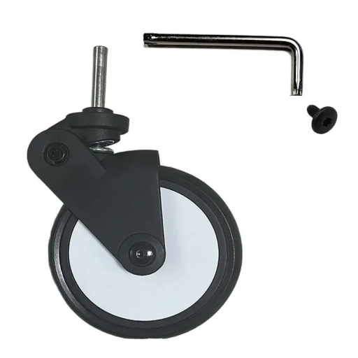 Replacement Rubber Front Wheel for Babyzen Yoyo 13.5 cm Universal Wheel with Bearing Durable Rubber Wheel