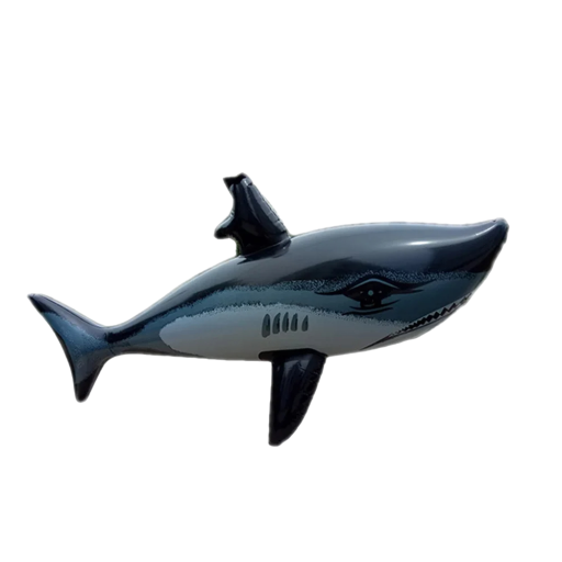 Requin gonflable pour piscine 80 x 30 x 27 cm Jouet gonflable pour l'eau