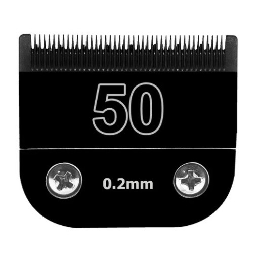 Reserveklippehoveder til Andis, Wahl, Oster, Furzone, Laube, Heiniger og Conair klippemaskiner. Professionelt stålhoved til dyreklipning. 0,2 mm. Model 50.