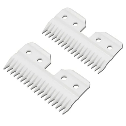 Reserveklipperblad til Andis, Oster, Wahl, Heiniger og Conair klippere. Professionelt keramisk blad til dyreklippere. 2 stk.