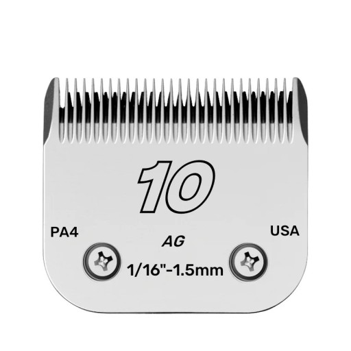 Reserveklipperhoveder til Andis, Oster, Wahl, Heiniger og Conair klippere. Professionelt klipperhoved i stål til dyreklipning. 1,5 mm. Model 10.