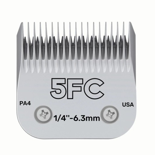 Reserveklipperhoveder til Andis, Oster, Wahl, Heiniger og Conair klippere. Professionelt klipperhoved i stål til dyreklippere. 6,3 mm. Model 5FC.