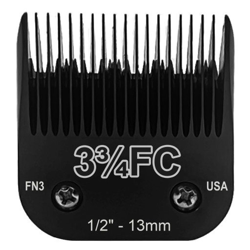 Reserveklipperhoveder til Andis, Wahl, Oster, Furzone, Laube, Heiniger og Conair klippere. Professionelt klipperhoved i stål til dyr, 13 mm. Model 3 3/4 FC.