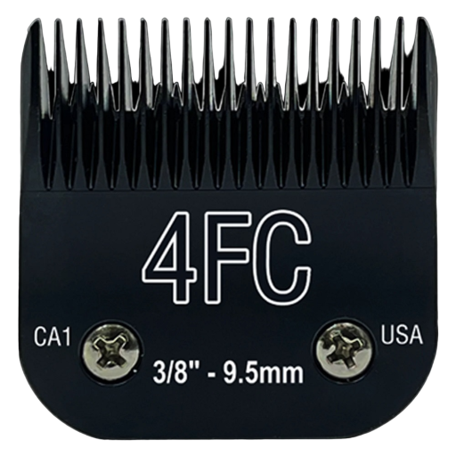 Reserveklipperhoveder til Andis, Wahl, Oster, Furzone, Laube, Heiniger og Conair klippere. Professionelt klipperhoved i stål til dyr. 9,5 mm. Model 4FC.