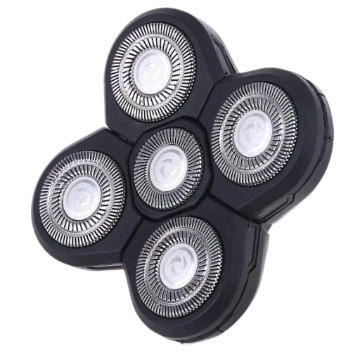 Reserveskærhoved til elektrisk barbermaskine med 5 blade Reserveblad 5,5 x 3,2 cm