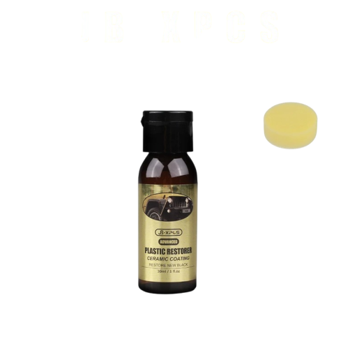 Restaurador de plásticos 30 ml Protección de superficies plásticas Efecto duradero 2–3 años Renovación de la apariencia interior y exterior