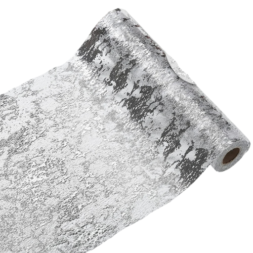 Rete decorativa scintillante per tavolo 28 × 275 cm rotolo scintillante in plastica per decorazioni da tavolo per matrimoni, compleanni e decorazioni per feste