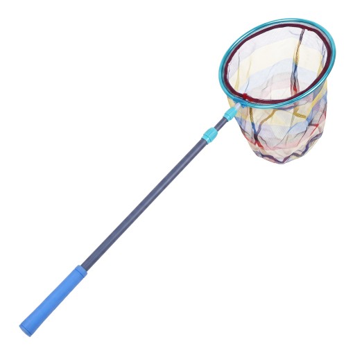 Rete telescopica per insetti e farfalle Lunghezza estensibile 52–88 cm Diametro 25 cm Blu Per la cattura di girini e pesci e l'osservazione