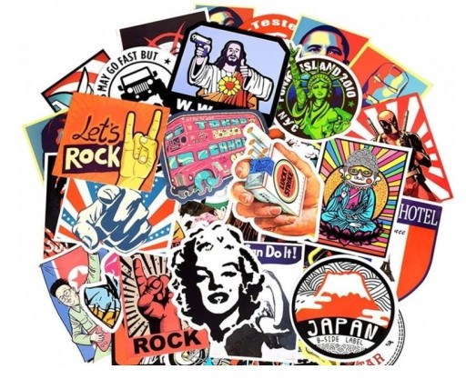 Retro adesivi 50 pz E169