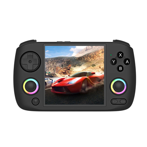 Retro game console RG CubeXX 64GB IPS 3,95" Linux WiFi Bluetooth RGB joysticks black portable console HDMI