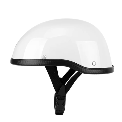 Retro kask motocyklowy 26 x 15 x 12 cm Vintage kask skuterowy z otwartą twarzą ABS Design Kask dla mężczyzn i kobiet Letnia jazda