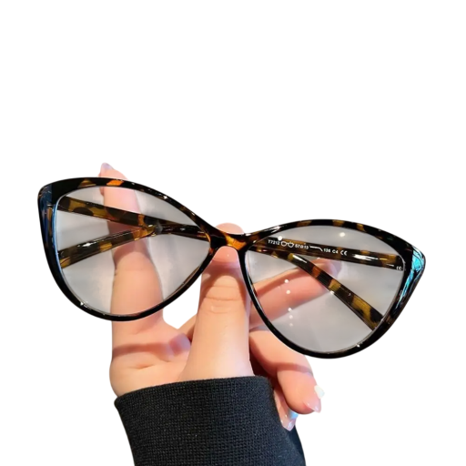 Retro-Kunststoffbrille gegen blaues Licht Stilvolle Unisex-Rahmen Augenschutz bei der Arbeit am Computer Lesen Mobilgeräte