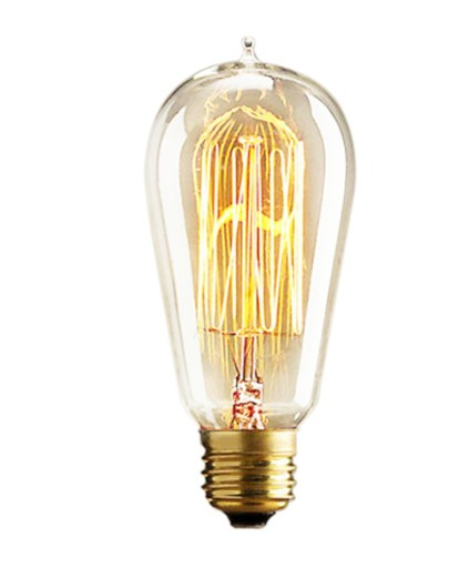 Retro VINTAGE lampadina E27 230V 25W 40W 60W