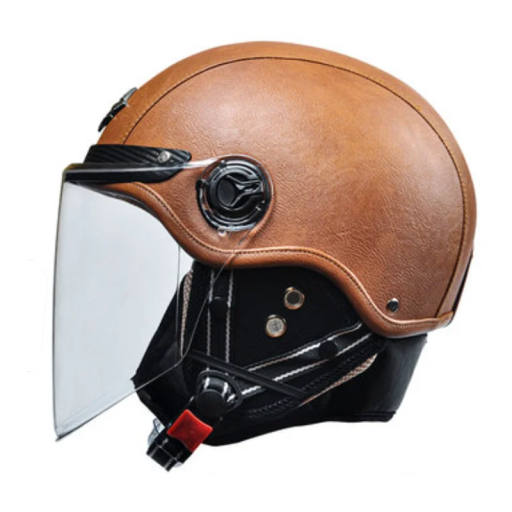Retro výklopná motocyklová prilba 55–62 cm Helma s vymeniteľnou letnou a zimnou podšívkou Ochranná moto prilba z ABS materiálu