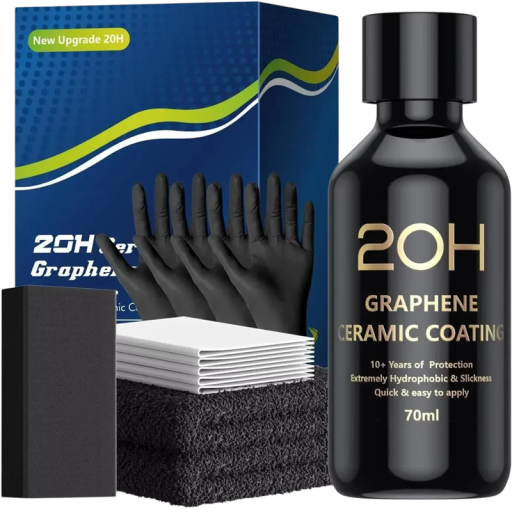 Revêtement céramique en graphène 20H Protection auto-régénérante de la peinture Trace UV Brillance miroir Surface hydrophobe auto-nettoyante avec une longue durée de vie