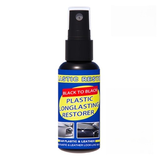 Revitaliser and Cleaner for Plastics and Leather 30 ml with Sponge Car Cosmetics Cleaning and Restoration of Plastics and Leather Interior Care for Cars