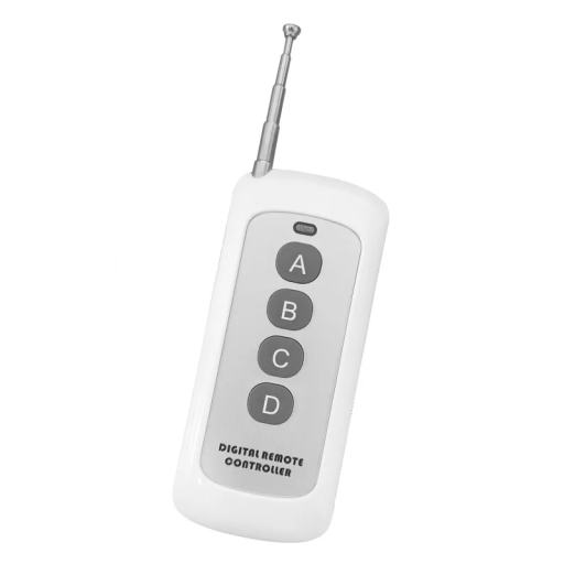 RF-Klon-Fernbedienung, 433,92 MHz, tragbarer 4-Kanal-Funkcontroller mit 433 MHz Frequenz, kompatibel mit Gateways und Alarmen