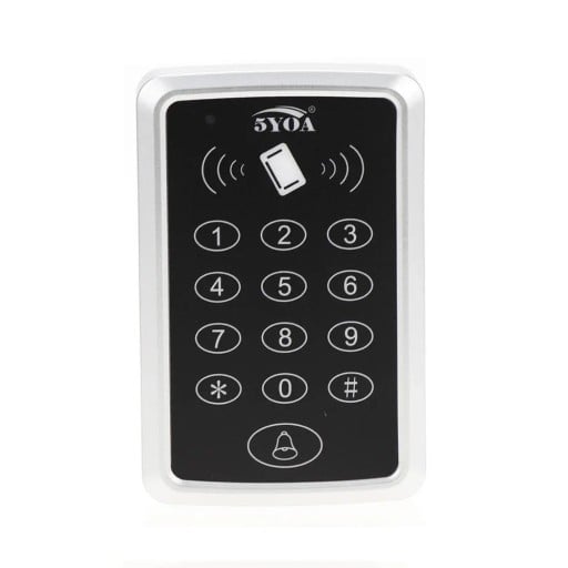 RFID přístupová klávesnice 1000 uživatelů samostatná jednotka černo bílá pro kontrolu vstupu dveří a brány