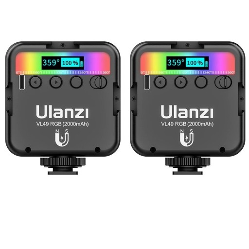 RGB Colour Lights for Camera 2 pcs