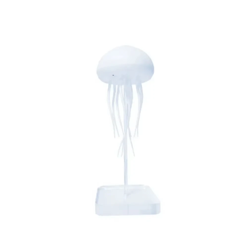 RGB LED Jellyfish Table Lamp 900mAh USB-C Charging 8.6 x 17.1 cm Decorative Lamp with Stand Height 23.2 cm