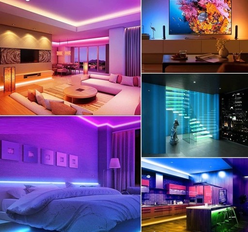 RGB LED-strimmel med bluetooth J271