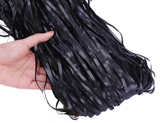 Rideau de fête avec franges mat 2,5 x 1 m