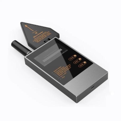 Rilevatore di telecamere nascoste e GPS 131 x 75 x 17 mm Antiradar cercatore di dispositivi di intercettazione Scanner di sicurezza portatile per segnali
