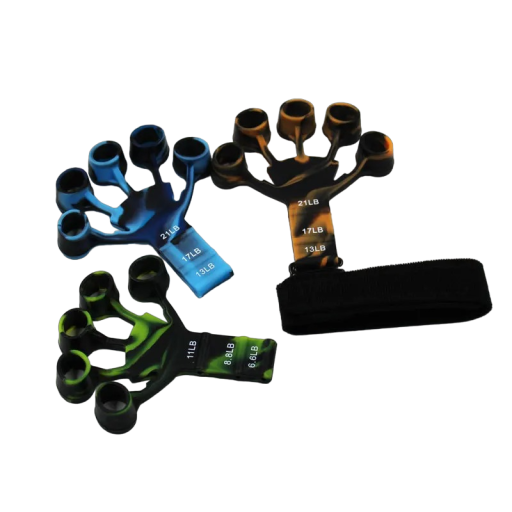 Rinforzatore per Dita in Silicone Strumento di Fitness per Rinforzare le Dita