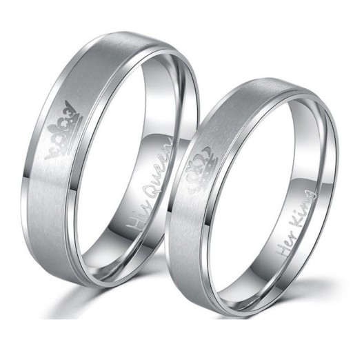 Ringe til par Konge og Dronning J1580