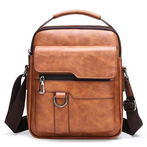 Riñonera impermeable de piel sintética para hombre, 26 x 22 x 6 cm, gran capacidad, con correa ajustable para correr, viajar, senderismo y actividades al aire libre.
