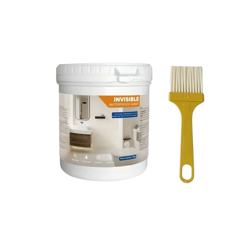 Rivestimento sigillante trasparente impermeabile 500ml con pennello Protezione contro acqua e umidità, efficacia duratura