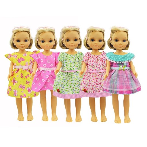 Robe avec nœud pour poupée