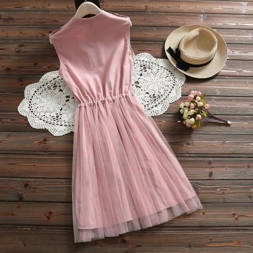 Robe chemise sans manches