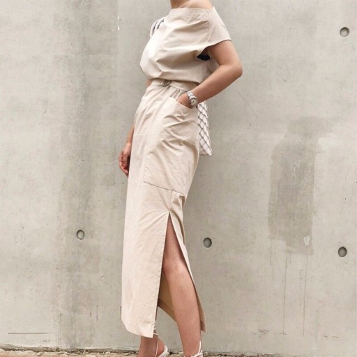 Robe femme avec poche A2755