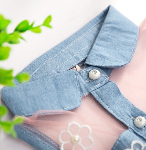 Robe Fille avec Fleurs J1281