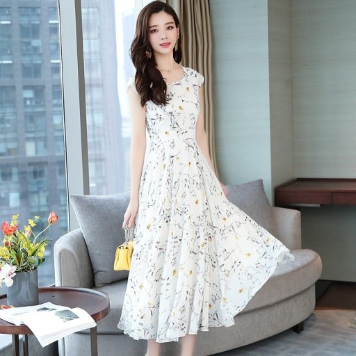 Robe fleurie pour femmes A723