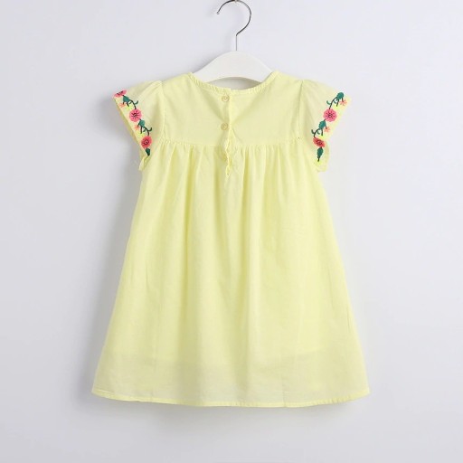 Robe jaune pour fille