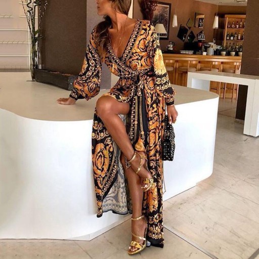 Robe maxi orientale