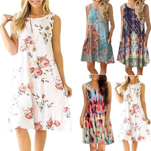 Robe sans manches A2505